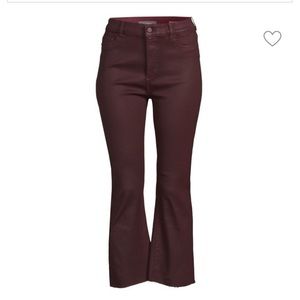 dl1961 bridget boot high rise instasculpt crop wine